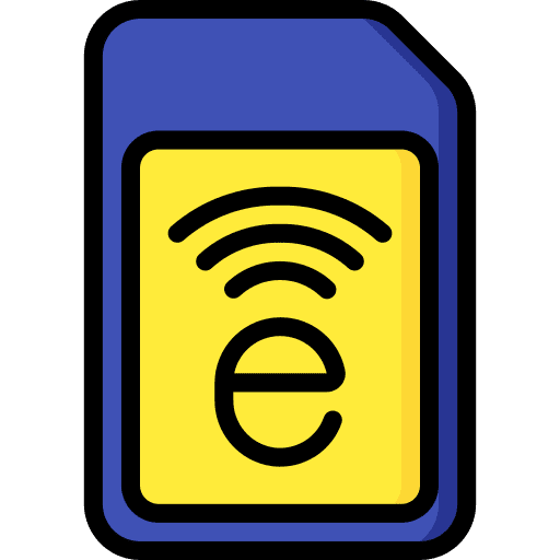 Sim card smartphone sim card technology icon