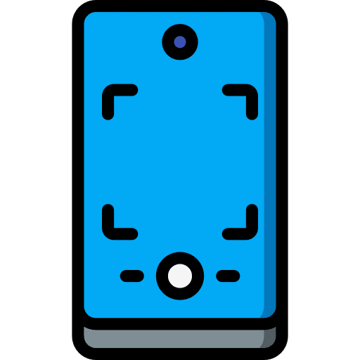 Smartphone applications focus smartphone icon