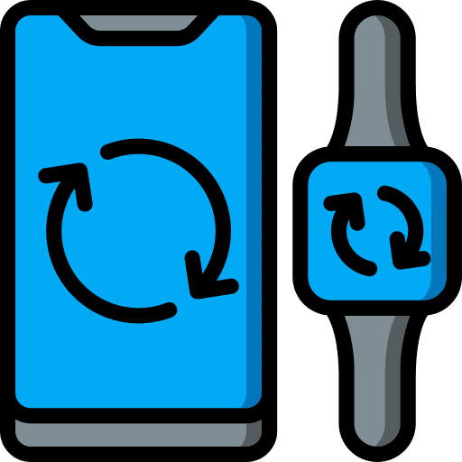 Sync sync synchronize smartphone icon