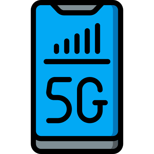 Smartphone 5g communications smartphone icon