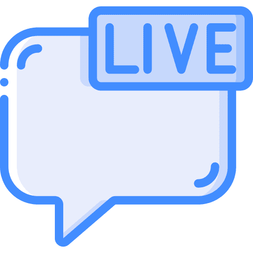 Live message conversation communications icon Live message conversation communications icon