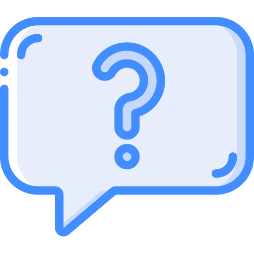 Question sign conversation speech bubble talk icon