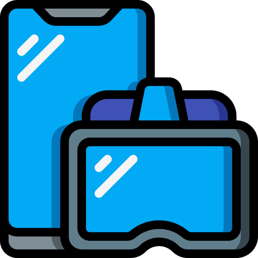 Virtual reality ar glasses gaming vr glasses icon