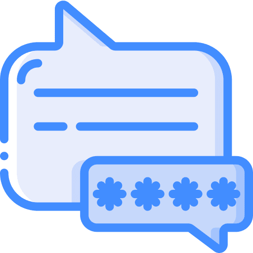 Chat box open access communications chat bubble icon Chat box open access communications chat bubble icon