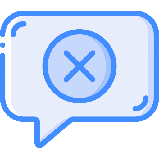 Delete delete talk communications icon Delete delete talk communications icon