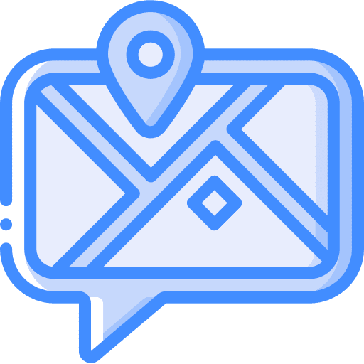 Map location speech bubble message talk icon Map location speech bubble message talk icon