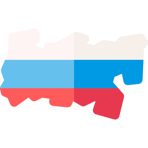 Map symbol russia nation icon