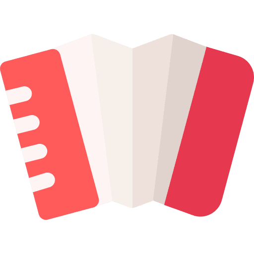 Accordion folk cultures music and multimedia icon