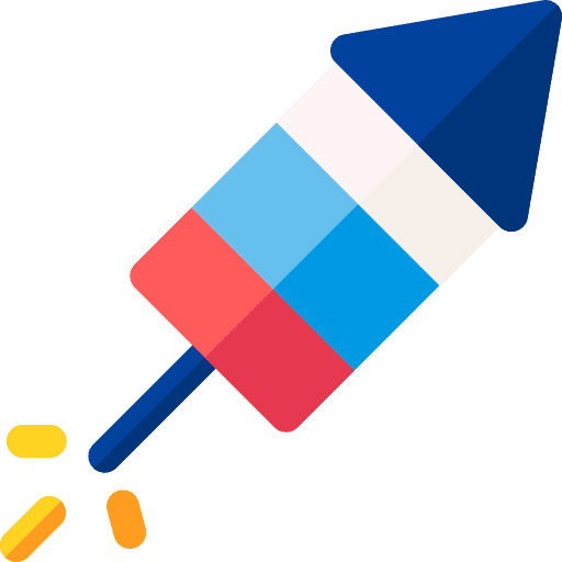 Fireworks festival petard celebration icon Fireworks festival petard celebration icon