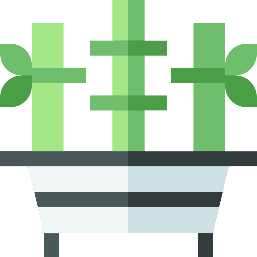 Bamboo garden farming and gardening plant icon Bamboo garden farming and gardening plant icon
