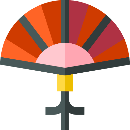 Fan cultures fan oriental icon Fan cultures fan oriental icon
