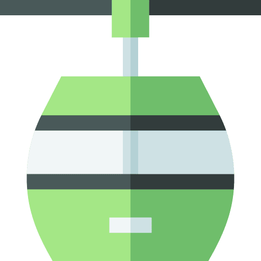 Cable car ski resort outdoor cable car cabin icon Cable car ski resort outdoor cable car cabin icon