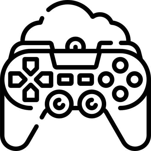 Gamepad controller gaming joystick icon