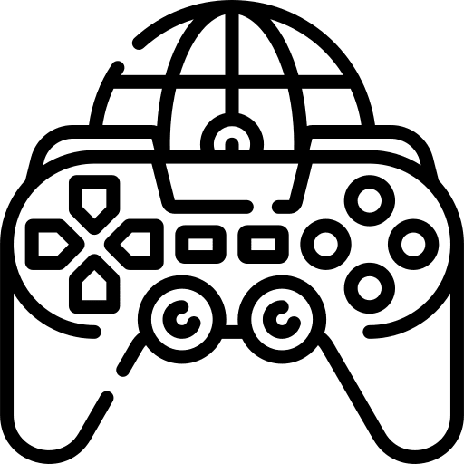 Online gaming online internet computer icon