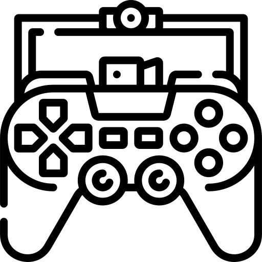 Streaming joystick camera gamepad icon