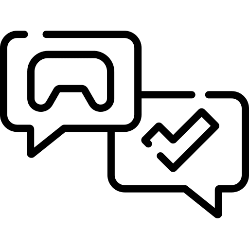 Chat communications gaming chat icon Chat communications gaming chat icon