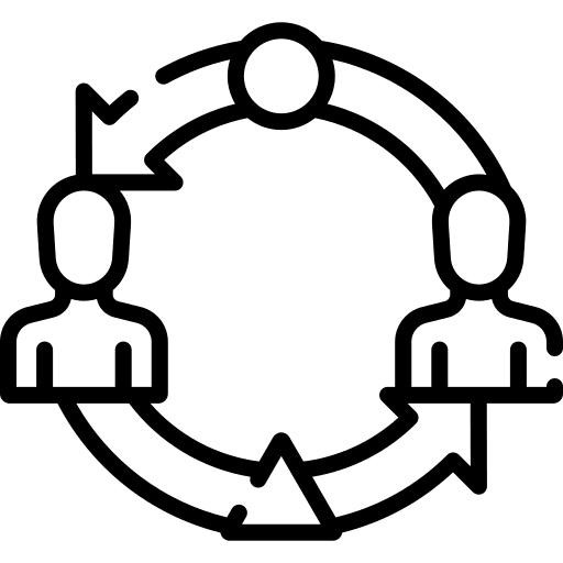 Exchange user exchange together icon Exchange user exchange together icon
