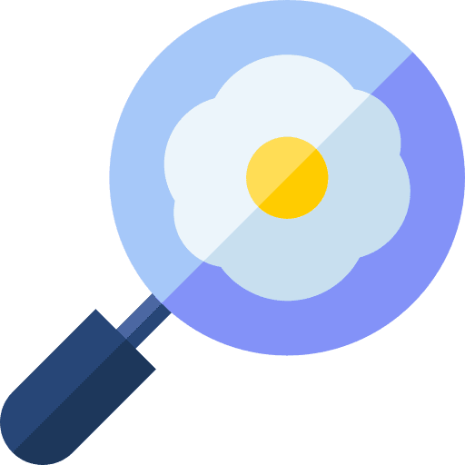 Egg gastronomy nutrition kitchenware icon