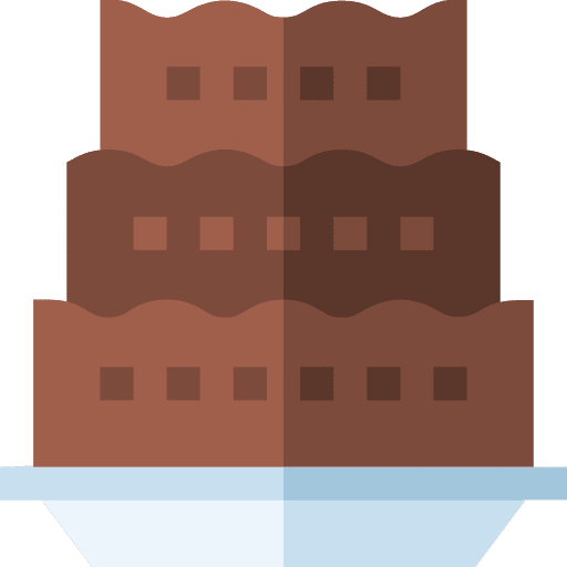Cake cheesecake food and restaurant bakery icon