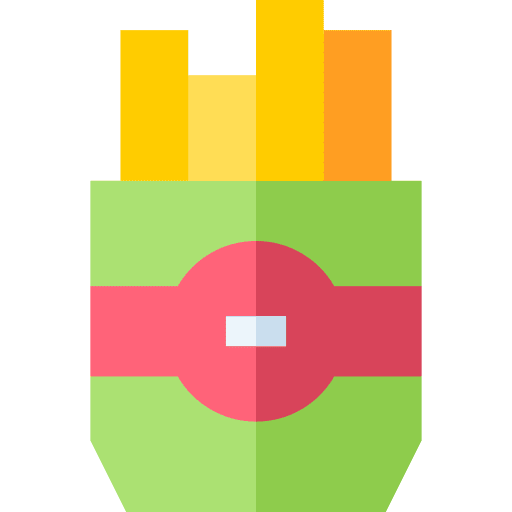Fries french fries potatoes restaurant icon