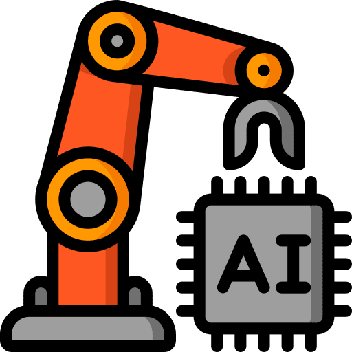 Automation operation machine manufacturing icon