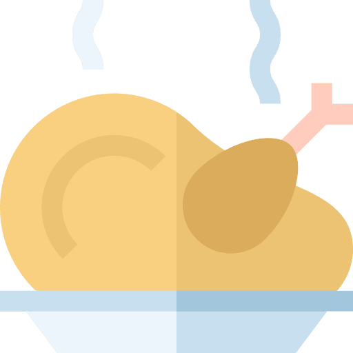 Chicken turkey poultry roast chicken icon