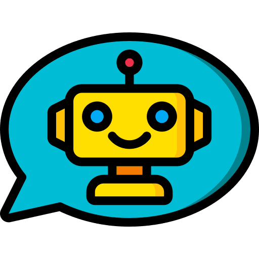 Chatbot robotic robot electronics icon Chatbot robotic robot electronics icon