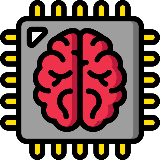 Cpu automation smartech machine learning icon Cpu automation smartech machine learning icon