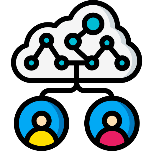 Cloud intelligence electronics cpu cloud intelligence icon Cloud intelligence electronics cpu cloud intelligence icon