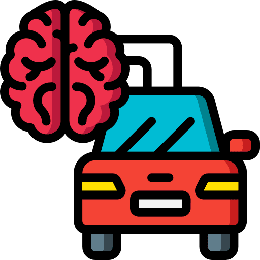 Driverless car artificial intelligence driverless car transport icon Driverless car artificial intelligence driverless car transport icon