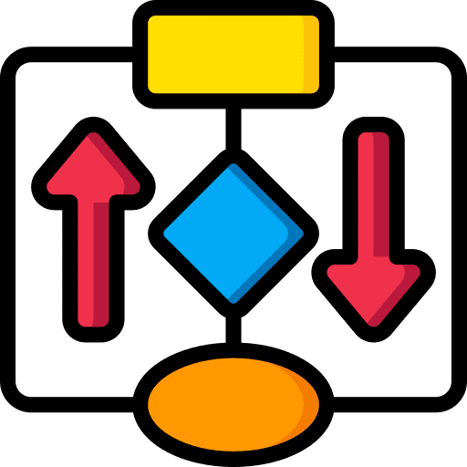 Flow diagram flow diagram plan electronics icon Flow diagram flow diagram plan electronics icon