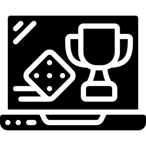 Dice dots lucky dices icon