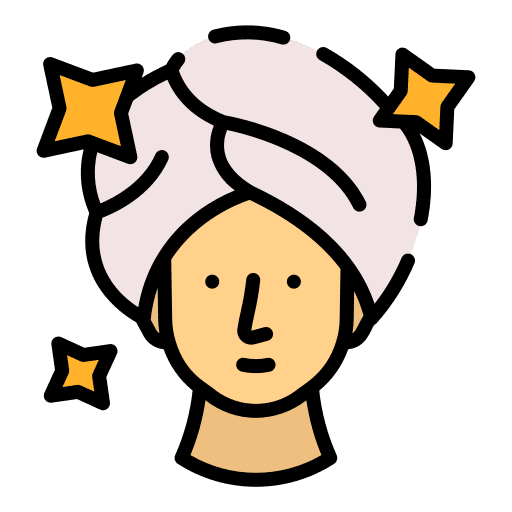 Hair treatment spa hair treatment facial treatment icon