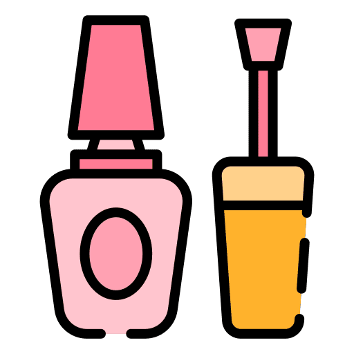Nail polish paint nail polish cosmetics icon Nail polish paint nail polish cosmetics icon