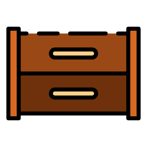 Makeup container box cosmetics drawers icon Makeup container box cosmetics drawers icon