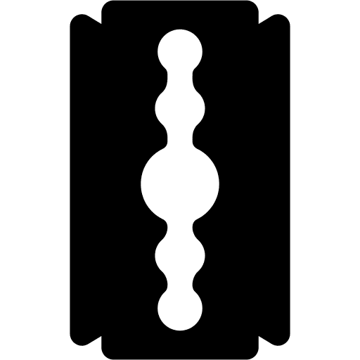 Razor blade cut shave razorblade icon