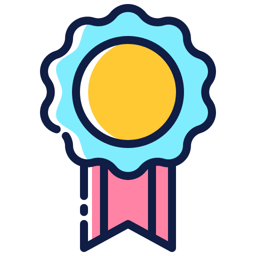 Badge award sports and competition quality icon