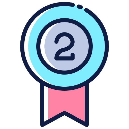 Medal certificate sports and competition medal icon