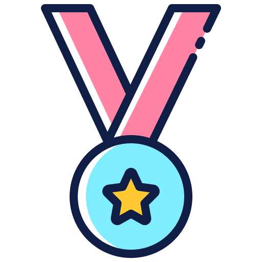 Medal award prize star icon Medal award prize star icon