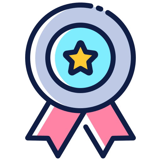 Medal winner certificate badge icon Medal winner certificate badge icon