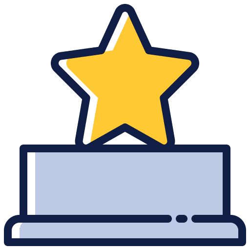 Trophy star winner award icon Trophy star winner award icon