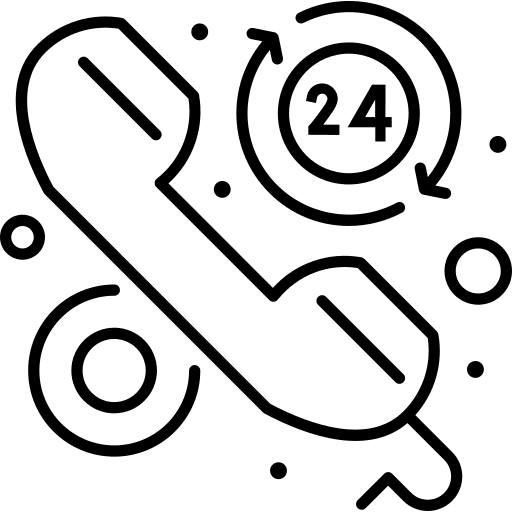 24 hours symbol 24 hours service icon 24 hours symbol 24 hours service icon