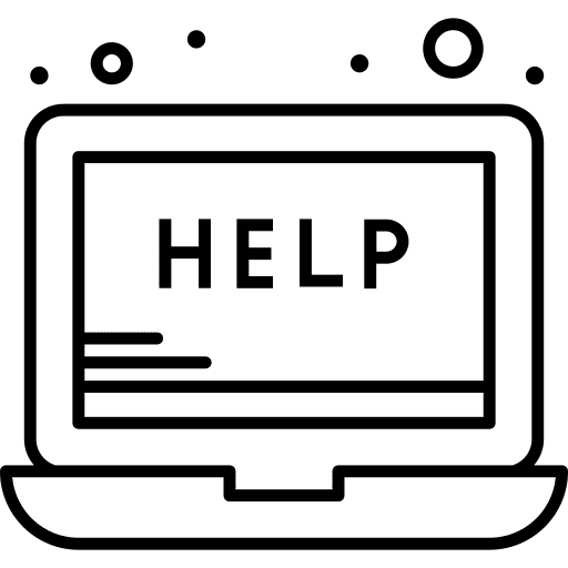 Help communications help computer icon Help communications help computer icon