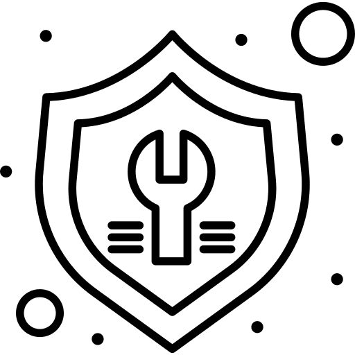 Repair settings gear repair tool icon