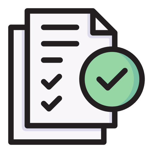 Approve approval archive tick icon