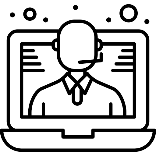 Call center online support services call center icon Call center online support services call center icon