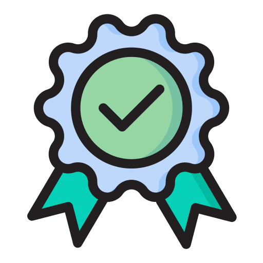 Reward quality approved trustworthy icon