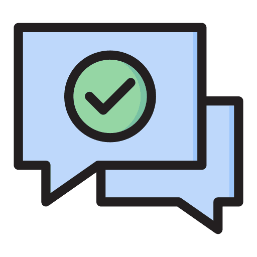 Chat yes speech bubble chat icon Chat yes speech bubble chat icon