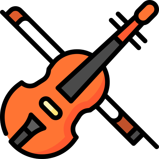 Violin musical instrument music and multimedia fiddle icon Violin musical instrument music and multimedia fiddle icon