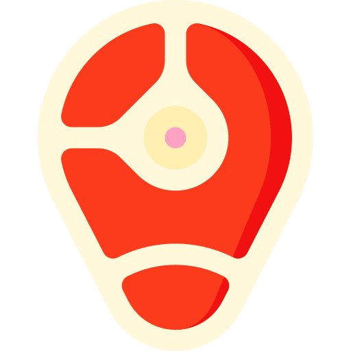 Steak steak beef raw icon Steak steak beef raw icon